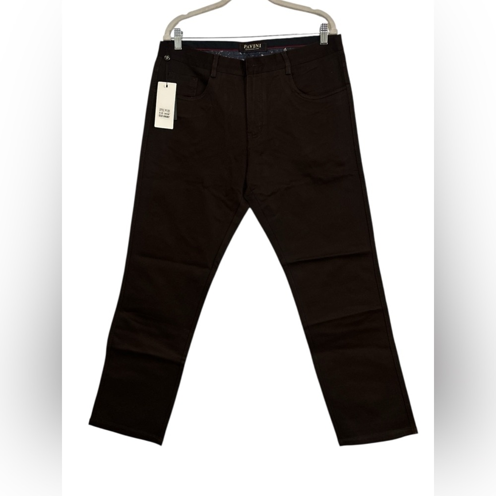 Men’s Pavini Black Pants NWT 34 x 30 (742)